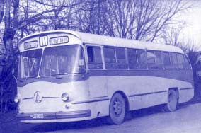 Экспериментальный автобус № 11. Ноябрь 1958 г.