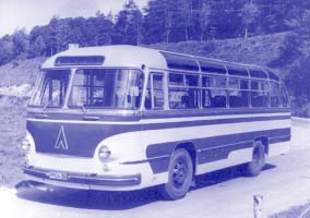 Экспериментальный автобус № 13. Август 1959