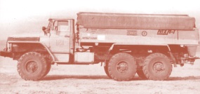 Машина для внесения минеральных удобрений МХА-7 на шасси Урал-5557