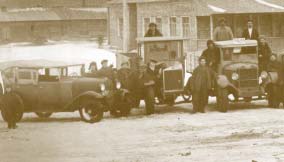 Ford A, АМО-Ф-15 и АМО-3. Бийск. 1934
