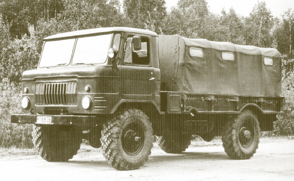 Опытный образец автомобиля ГАЗ-66-01. 1962 г.