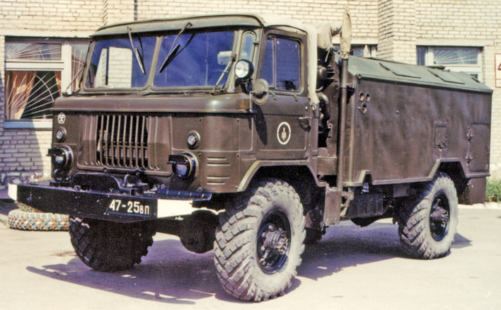Командно-штабная машина десантная на шасси ГАЗ-66Б выпуска 1976-1977 гг.