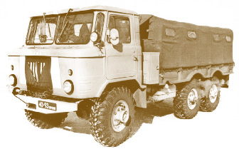 Опытный образец автомобиля ГАЗ-34 с колёсной формулой 6х6