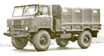 Автомобиль ГАЗ-66-02. Июль 1968 г.