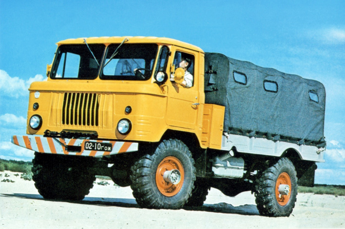 Экспортный автомобиль ГАЗ-66-02. 1972 г.
