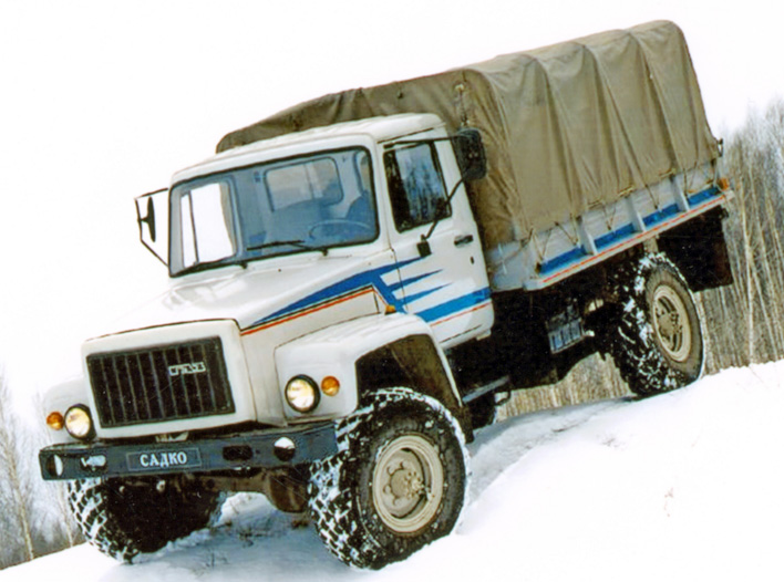 Потомок ГАЗ-66 – автомобиль ГАЗ-3308 «Садко» образца 1999 г.